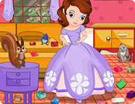 play Sofia The First Room Cleaning
