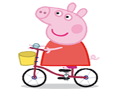 Piggy On Bike