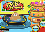 Pou Bathing