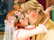 play Anna Wedding Kiss Kissing