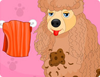 play Cute Poodle Spa Day