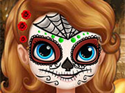 play Sofia Halloween Face Art