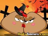 play Pou Halloween Kissing