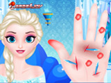 play Doctor Frozen Elsa Hand