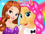 Princess And Her Pony Dress Up