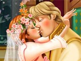 Anna And Kristoff Wedding Kiss