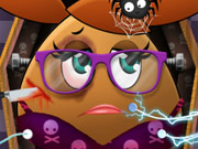 Pou Girl Halloween Emergency