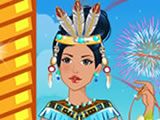 play Pocahontas Wedding Dress Up