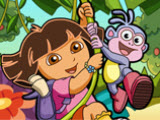 play Dora Boots Find Treasure