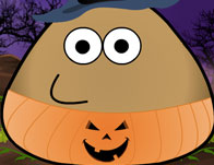 play Pou Halloween Costume