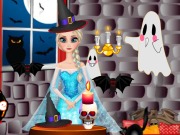 play Elsa Halloween Room