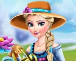 play Elsa Ice Flower