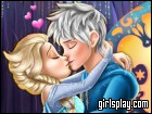 Elsa Kissing Jack Frost