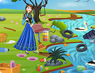 play Princess Anna River Cleaning