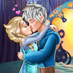 Elsa Kissing Jack Frost