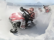 play New Snowmobile Winter Racing