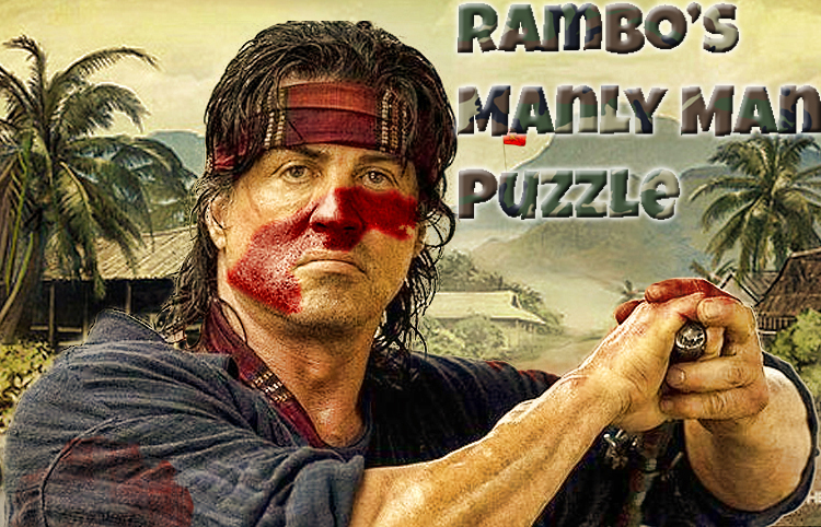 play Rambo'S Manly Man Puzzle