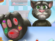 play Talking Tom Foot Doctor Kissing