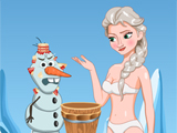 Olaf Ice Bucket Challenge