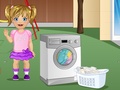 Baby Emma Laundry Time