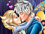 Elsa Kissing Jack Frost