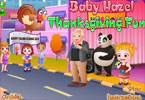 Baby Hazel Thanksgiving Fun