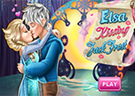 Elsa Kissing Jack Frost