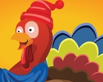 play Thanksgiving Rainbow Turkey