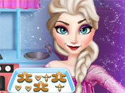 play Elsa Cooking Gingerbread