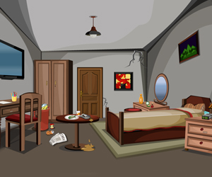 Underground Guest Room Escape game