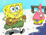 play Spongebob At Beach Jigsaw