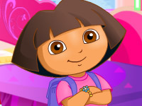 play Dora Go Camping Kissing