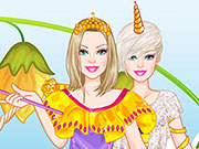 play Barbie'S Unicorn Dress Up