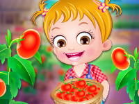 play Baby Hazel Tomato Farming Kissing