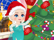 play Elsa Christmas Slacking