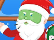 play Crazy Santa Cookies Kissing