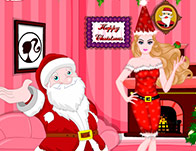 play Barbie Christmas Room Decor