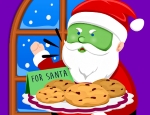 Crazy Santa Cookies