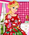 Barbie Christmas Patchwork Dress Design