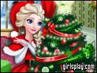 play Elsa Christmas Home