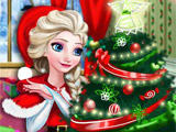 play Elsa Christmas Home