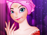 play Frozen Anna New Year Makeover