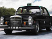 play Mercedes 300 Sel Taxi Puzzle