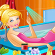 Princess Cinderella Bathroom Cleaning game