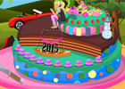 Barbie New Year Cak