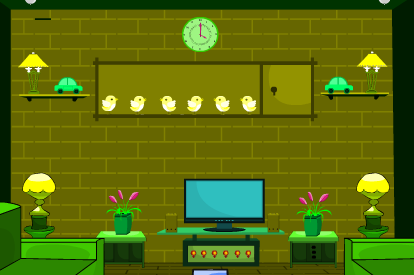 play Theescapegames Fancy Green House Escape