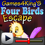 G4K Four Birds Escape Game Walkthrough