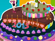 play Barbie New Year Cake Decor Kissing