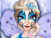 play Elsa Face Tattoo