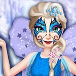 Elsa Face Tattoo